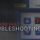 VFD screen indicating a Ground Fault alarm