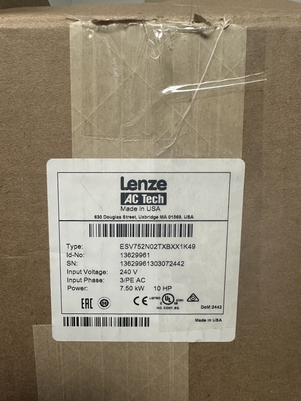 LENZE - ESV752N02TXBXX1K49 - OPEN BOX