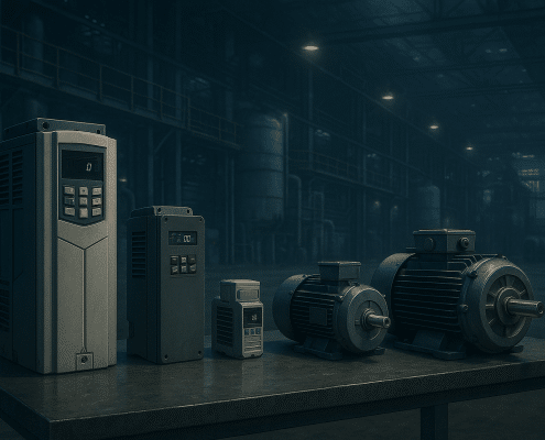 Product lineup supporting ac electric motor speed control including VFDs and motors
