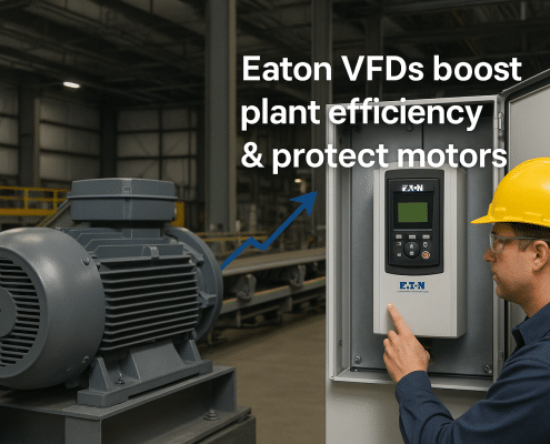 Eaton vfds improve industrial motor efficiency