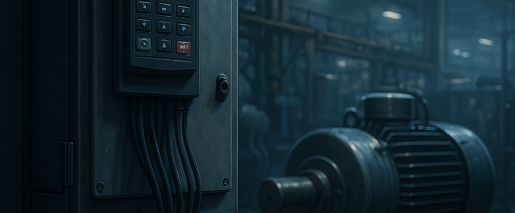 Freq drive panel ready for startup