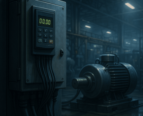 Freq drive panel ready for startup