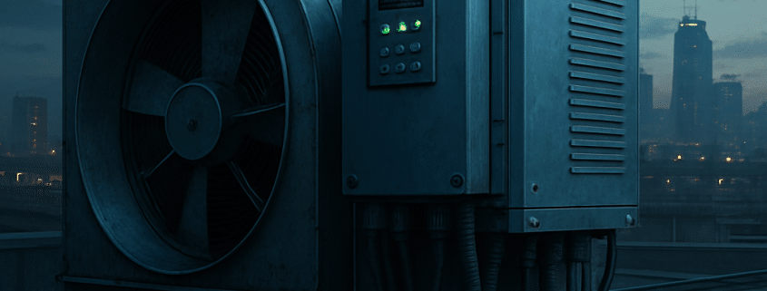 HVAC VFD drive moderates rooftop supply fan