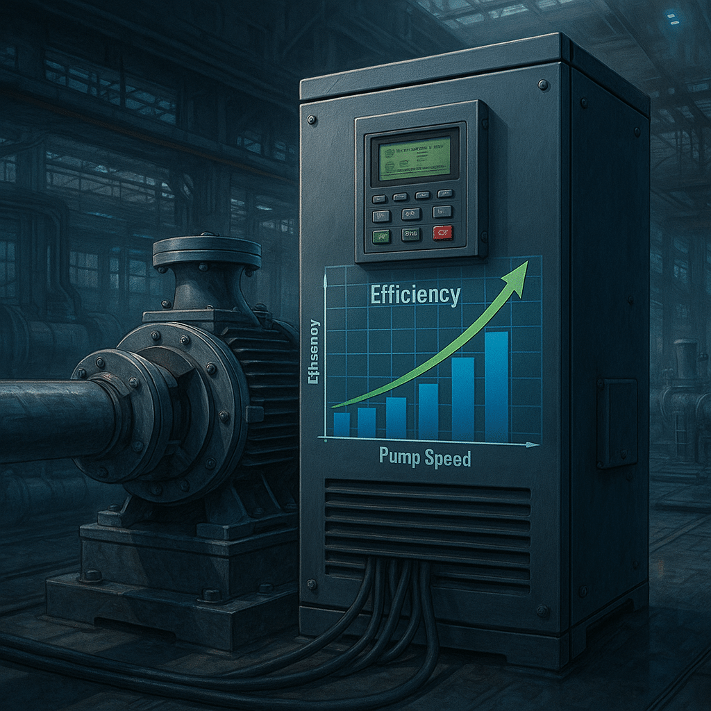Efficient variable frequency drive pump technology.