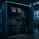 Cutaway view of a modern variable frequency drive VFD panel