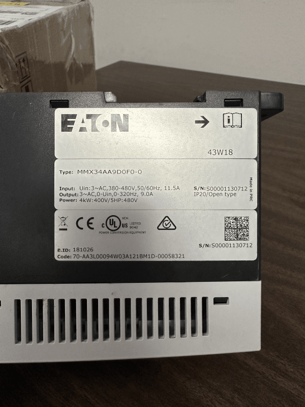 EATON - MMX34AA9D0F0-0 - OPEN BOX - Image 3