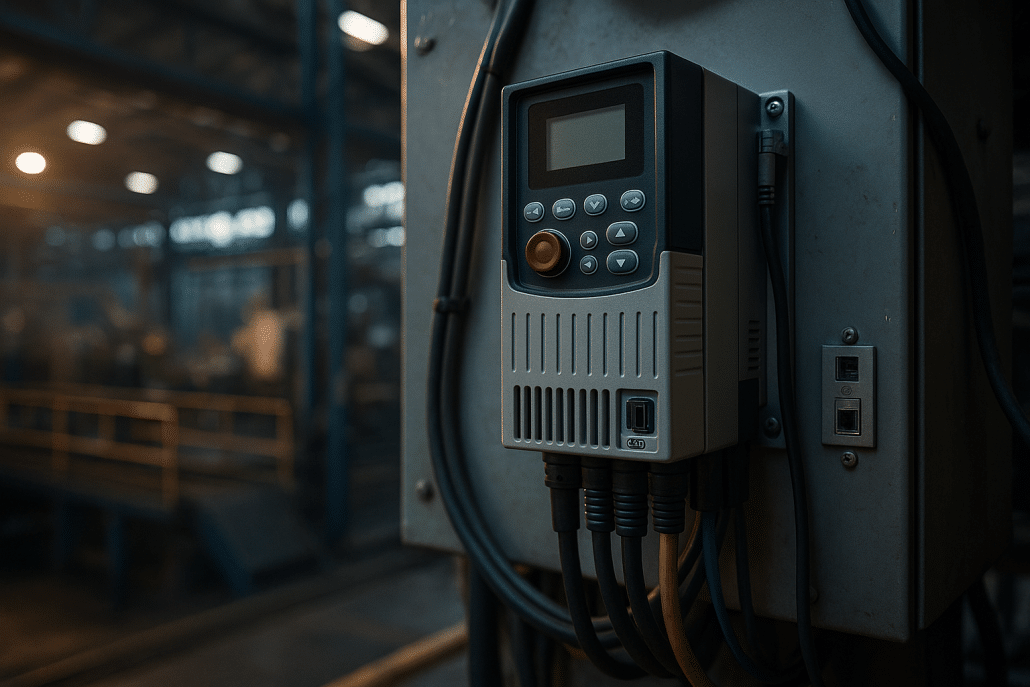 Allen Bradley PowerFlex 525: compact EtherNet/IP drive with STO and USB.