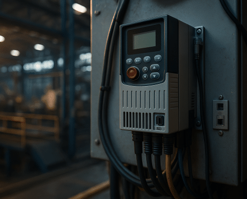 Allen Bradley PowerFlex 525: compact EtherNet/IP drive with STO and USB.