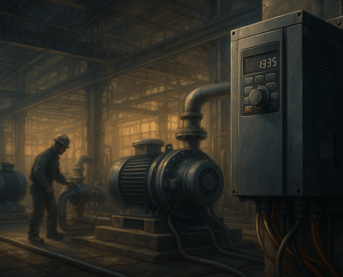 Low harmonic VFDs improve power quality and compliance.