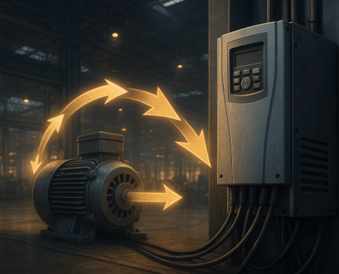 A variable speed drive diagram