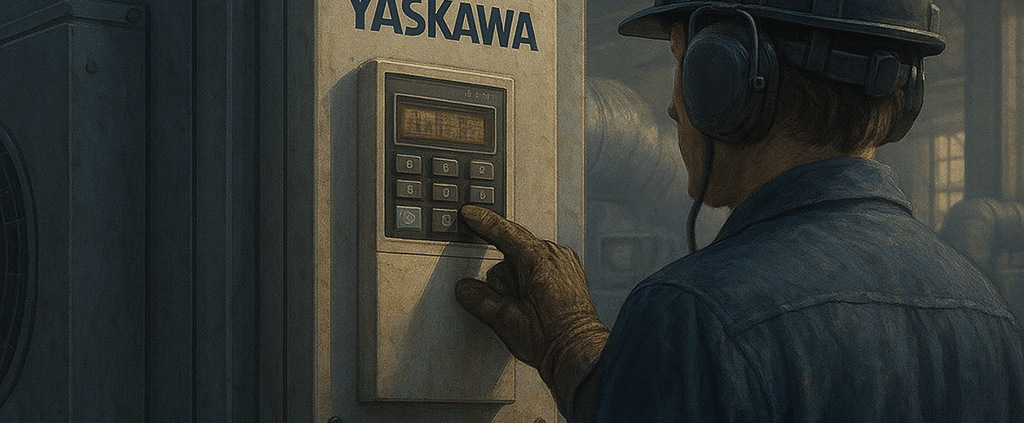 Yaskawa VFD installed on HVAC system