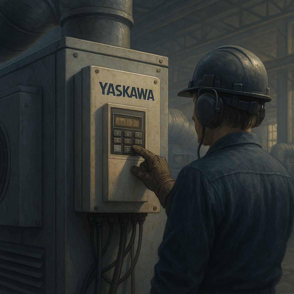 Yaskawa VFD installed on HVAC system