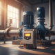 A close-up of the ABB ACS310 variable frequency drives VFDs unit, which is used to master flow control for industrial pump...
