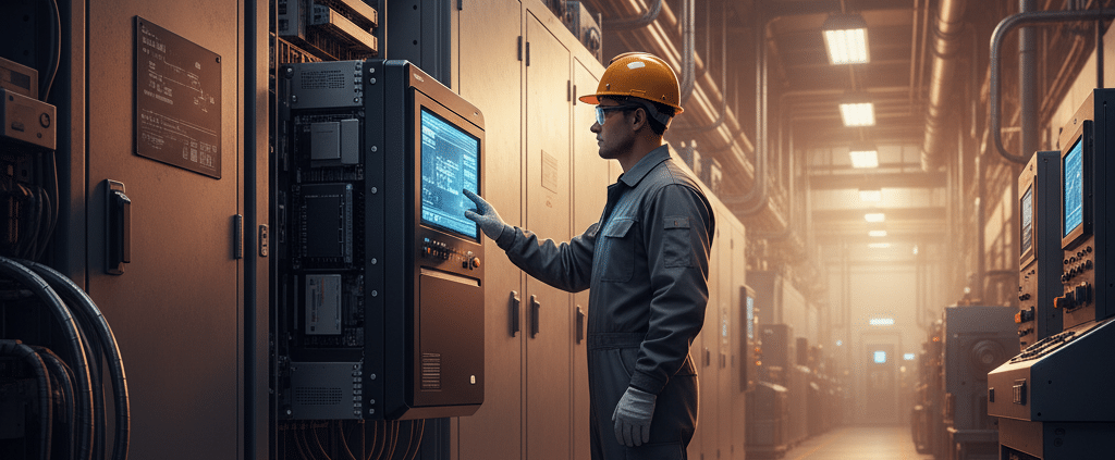 A technician making a critical selection of an Allen Bradley variable frequency drive for an industrial control system.