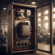 benshaw rx4e softstarters - A Benshaw RX4E softstarter unit mounted inside an industrial control panel, showcasing its role i