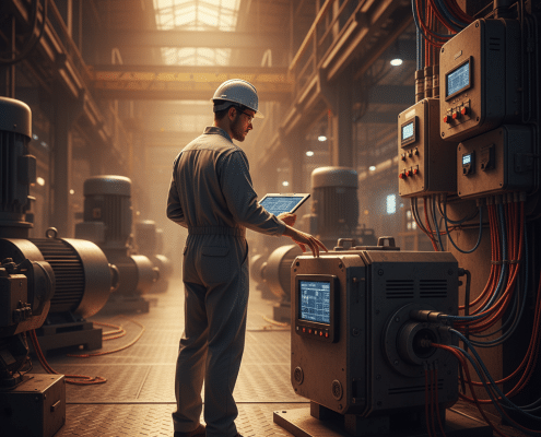 An engineer makes a critical decision while selecting the correct variable frequency controller for an industrial applicat...