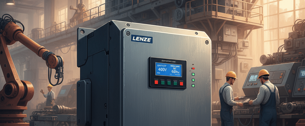 lenze ac tech scl variable frequency drives vfds - A clear product image of the Lenze AC Tech SCL variable frequency drives (