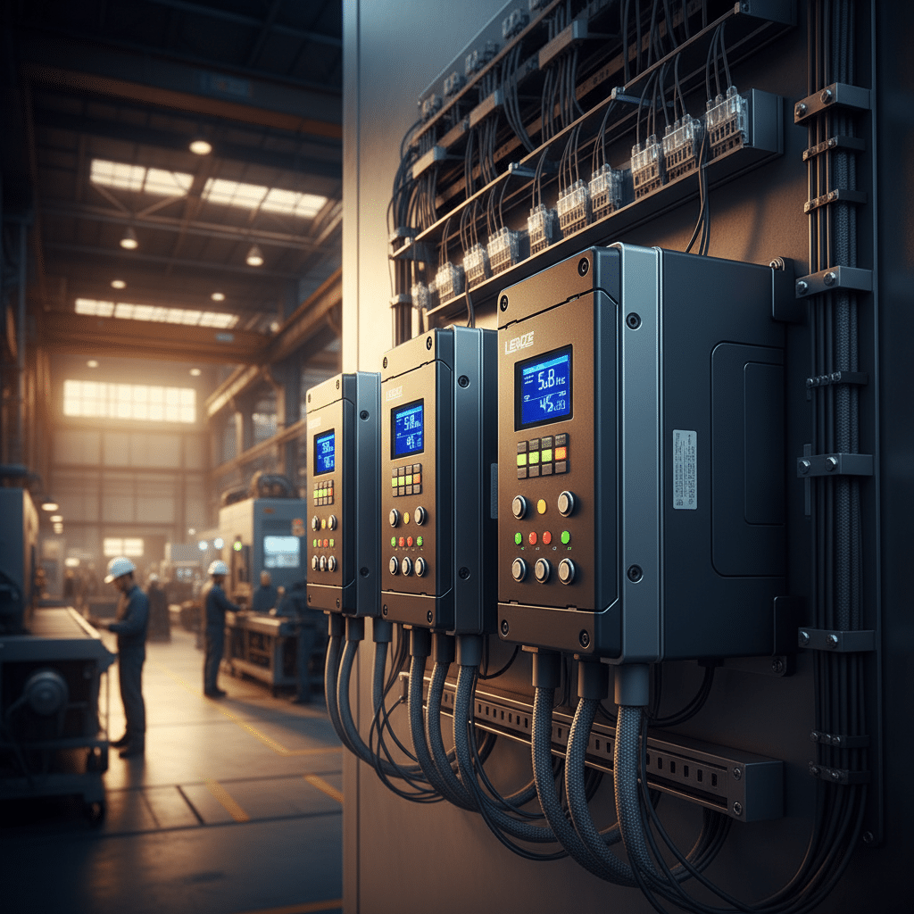 lenze ac tech scm variable frequency drives vfds - A detailed view of the key features of the Lenze AC Tech SCM variable freq