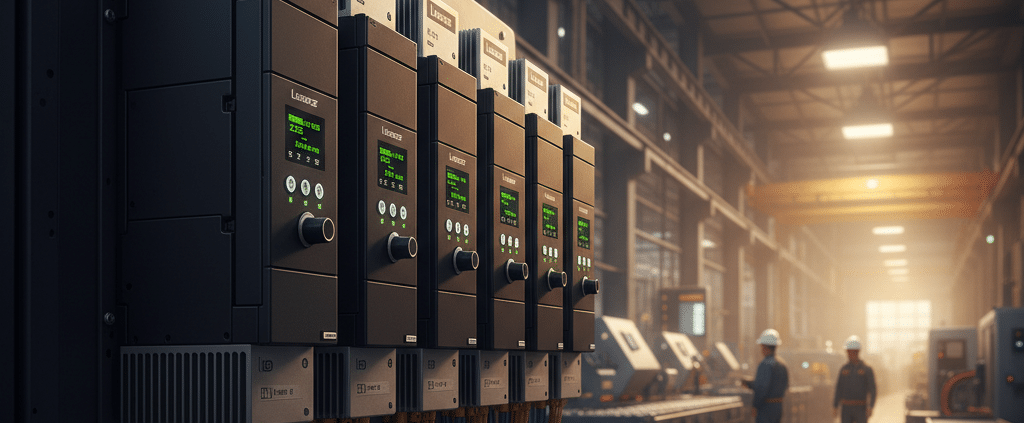 lenze i550 variable frequency drives vfds - A clear product image of the Lenze i550 variable frequency drives (VFDs), highlig