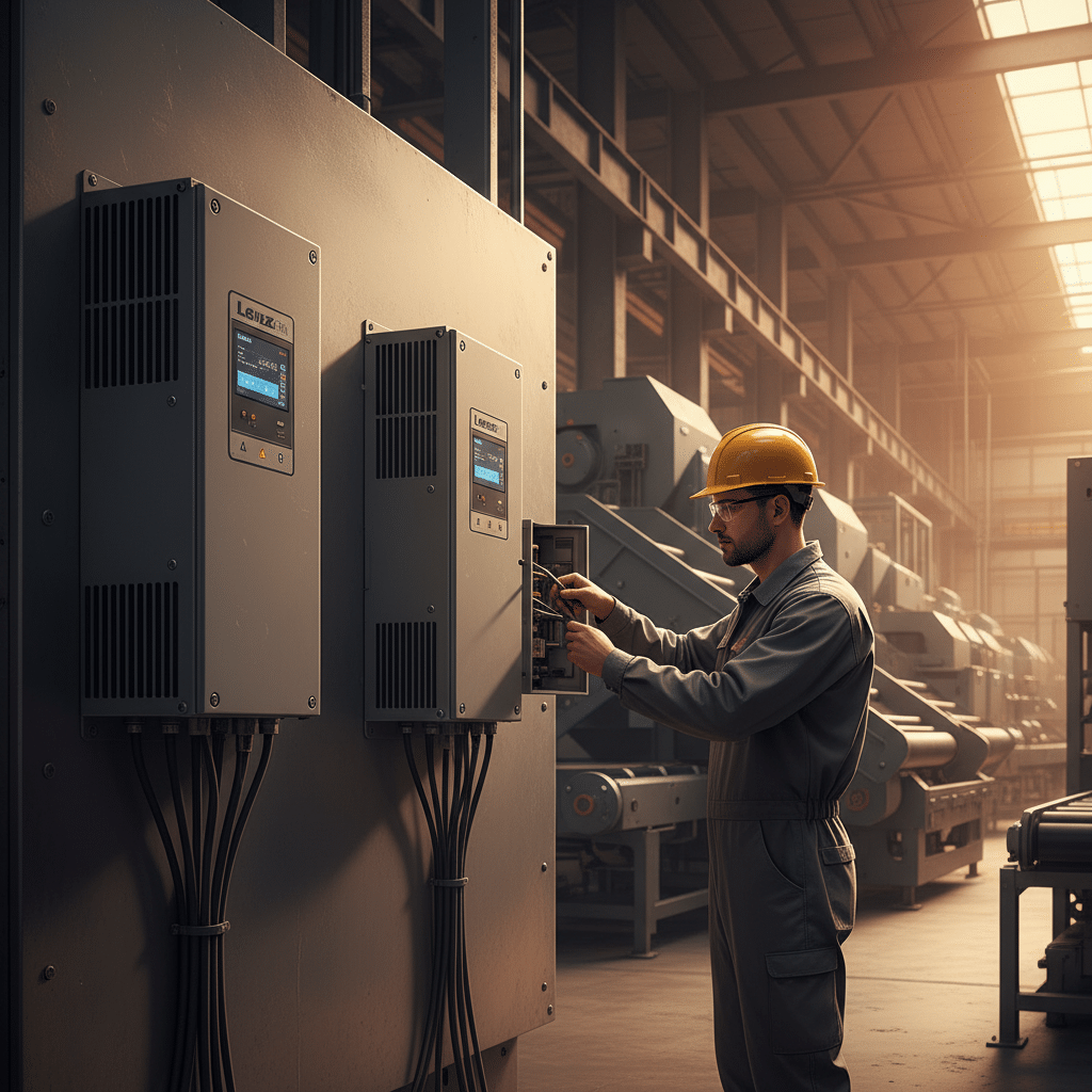 lenze ac tech scf variable frequency drives vfds - Technician safely services Lenze AC Tech SCF variable frequency drives (VF