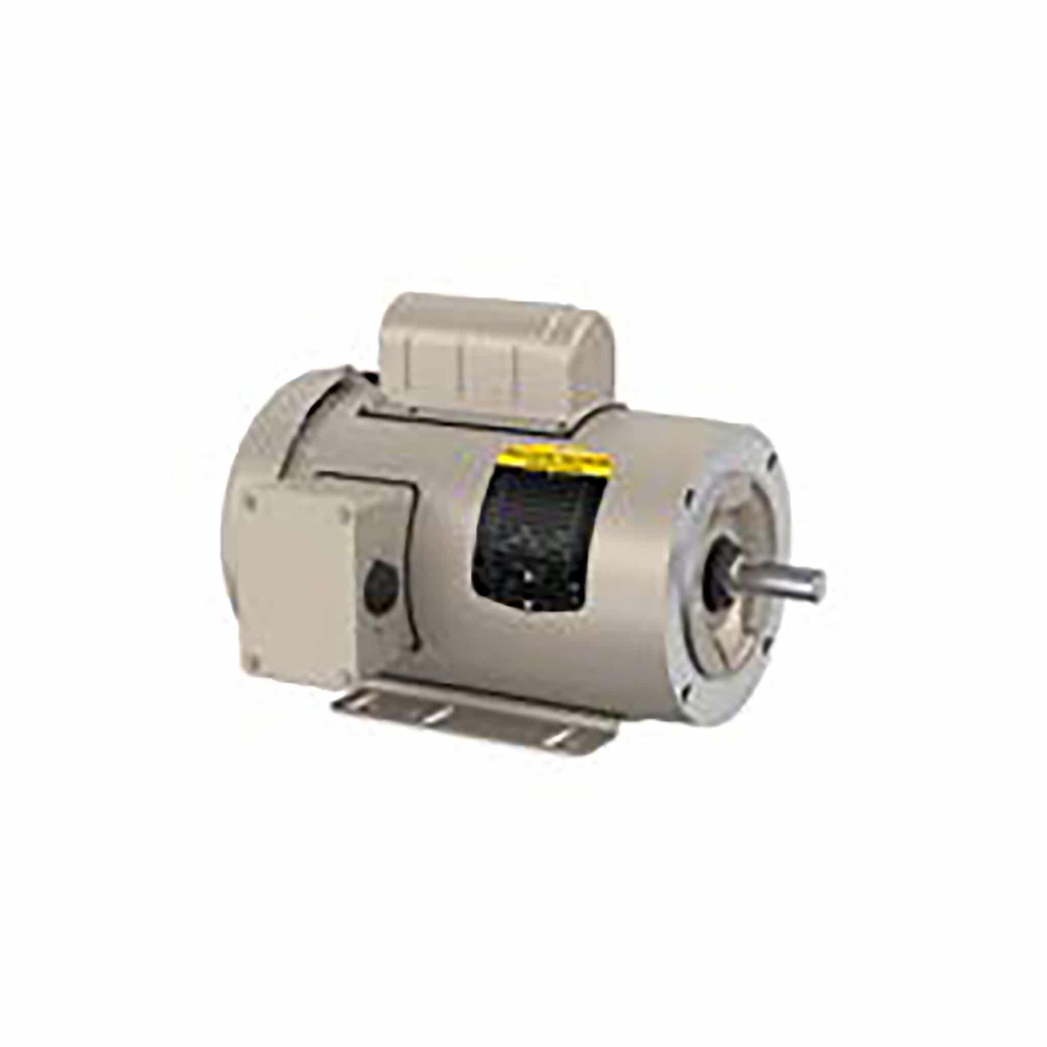 Baldor .5 HP, 1725 RPM, 1 Phase, 60 Hz, 56C, 3421L, TEFC, F1 - CFDL3504M
