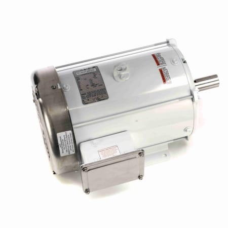 Washdown Motor, 7.50 & 5 HP, 3 Ph, 60 & 50 Hz, 230/460 & 190/380 V, 3600 & 3000 RPM, 213T Frame, TEFC