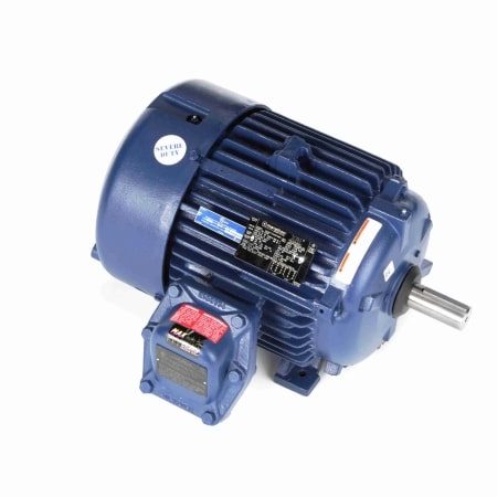 Explosion Proof Motor, 15 & 10 HP, 3 Ph, 60 & 50 Hz, 230/460 & 190/380 V, 3600 & 3000 RPM, 254T Frame, EPFC
