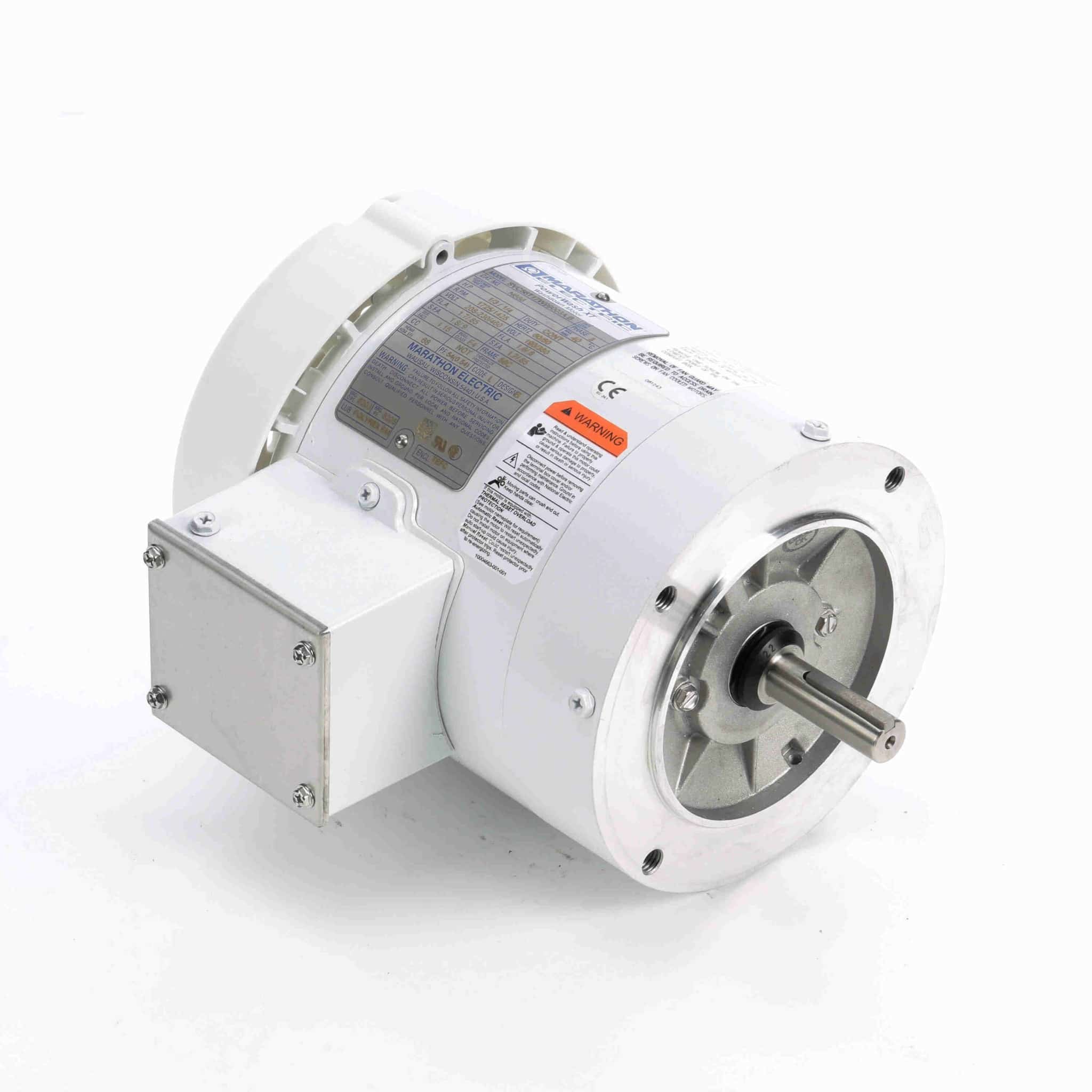 General Purpose Motor, 3 HP, 3 Ph, 60 Hz, 200-230/460 V, 1800 RPM, 182TC Frame, TEFC
