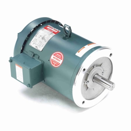General Purpose Motor, 5 & 5 HP, 3 Ph, 60 & 50 Hz, 230/460 & 190/380 V, 184TC Frame, TEFC