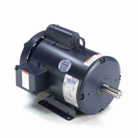 General Purpose Motor, 1.50 HP, 1 Ph, 60 Hz, 115/208-230 V, 1200 & 1200 RPM, 184T Frame, TEFC