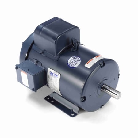 General Purpose Motor, 5 HP, 1 Ph, 60 Hz, 230 V, 3600 & 3600 RPM, 184T Frame, TEFC