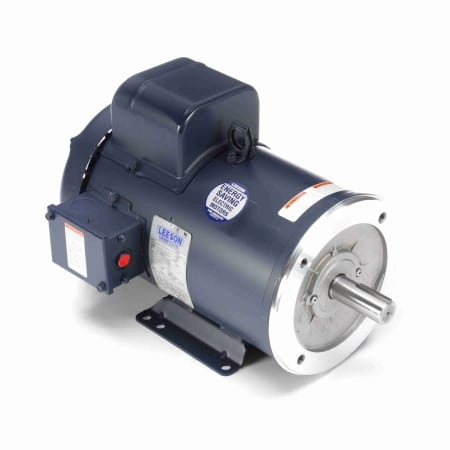 General Purpose Motor, 5 HP, 1 Ph, 60 Hz, 230 V, 1800 & 1800 RPM, 184TC Frame, TEFC