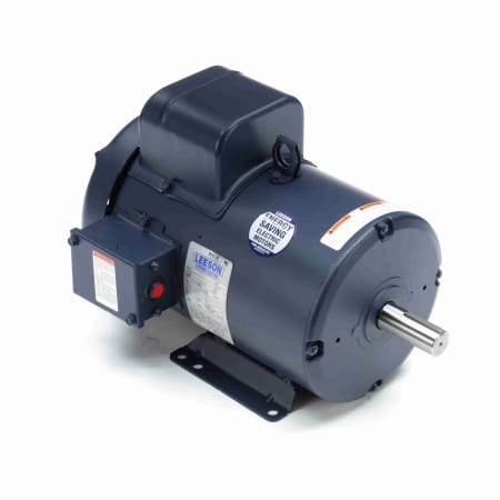 General Purpose Motor, 5 HP, 1 Ph, 60 Hz, 230 V, 3600 & 3600 RPM, 184T Frame, TEFC