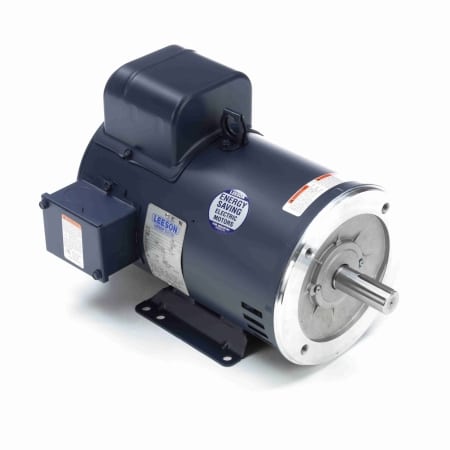 Air Compressor Motor, 7.50 HP, 1 Ph, 60 Hz, 208-230 V, 3600 & 3600 RPM, 184TC Frame, DP