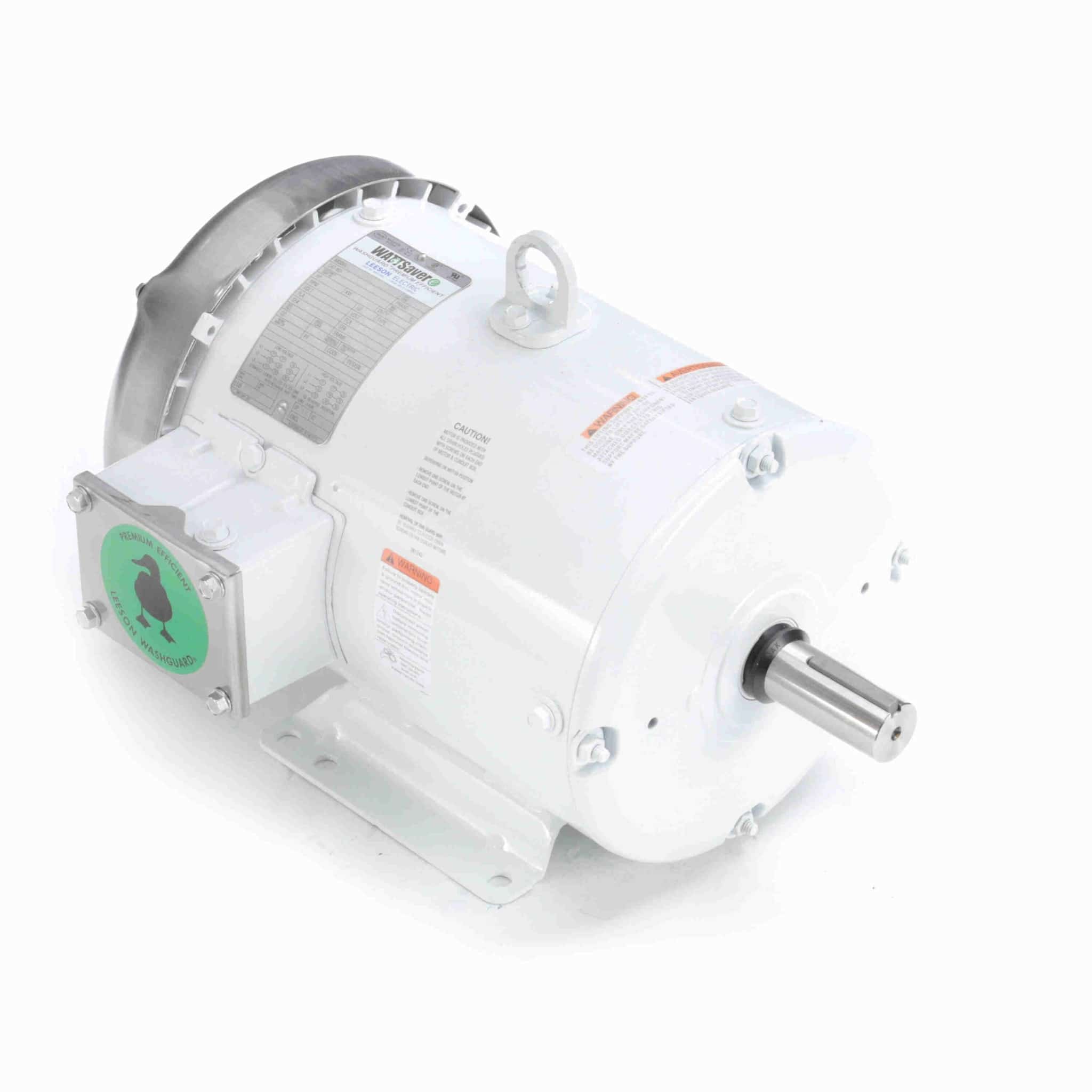 Washdown Motor, 5 HP, 3 Ph, 60 Hz, 230/460 V, 1800 & 1800 RPM, 184T Frame, TEFC