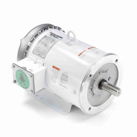Washdown Motor, 5 HP, 3 Ph, 60 Hz, 230/460 V, 1800 & 1800 RPM, 184TC Frame, TEFC