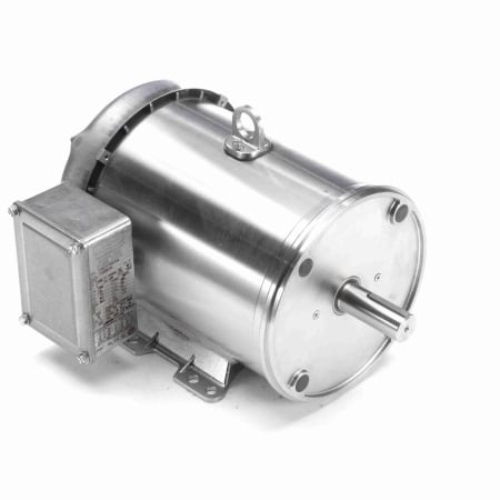 Washdown Motor, 3 HP, 3 Ph, 60 Hz, 230/460 V, 1800 & 1800 RPM, 182TC Frame, TEFC