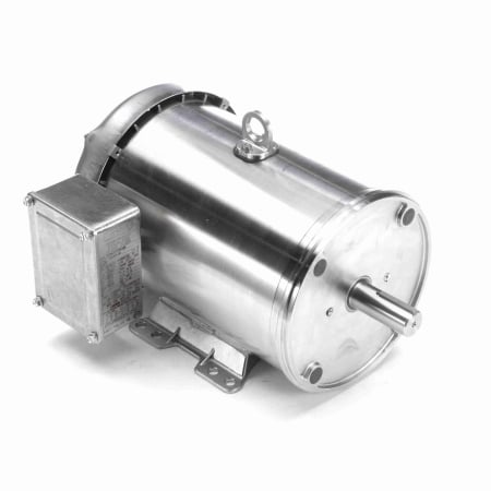 Washdown Motor, 5 HP, 3 Ph, 60 Hz, 230/460 V, 1800 & 1800 RPM, 184TC Frame, TEFC