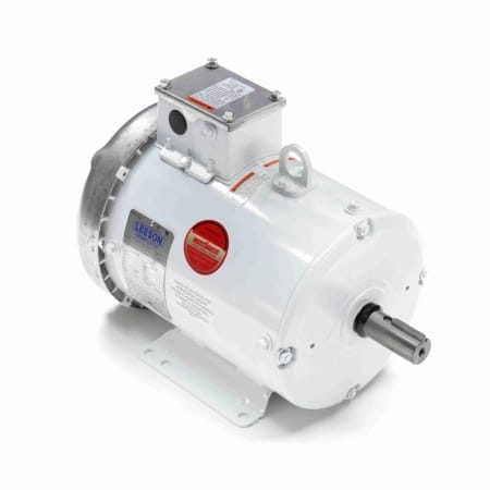 Feather Picker Motor, 2 HP, 3 Ph, 60 Hz, 230/460 V, 1200 & 1200 RPM, 184TZ Frame, TEFC