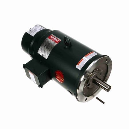 Brake Motor, 5 HP, 3 Ph, 60 Hz, 230/460 V, 1800 RPM, 184TC Frame, DP