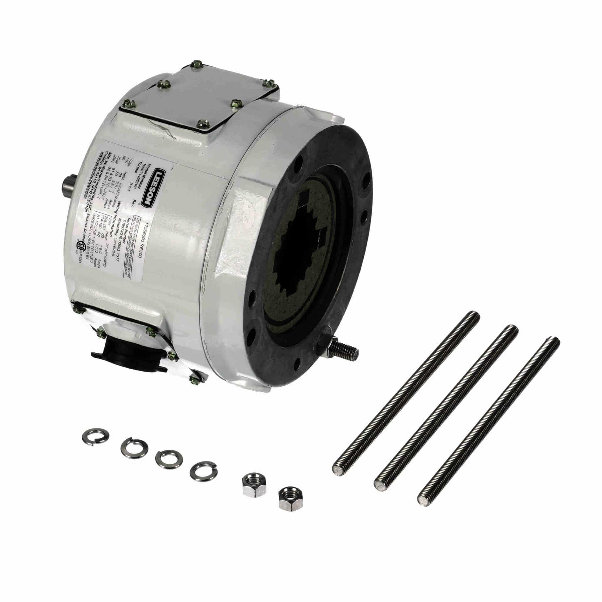 3 LB-FT COUPLER BRAKE.56C.NEMA4X/IP55/BISSC.115/230V.1PH.ALUMINUM STEARNS 1056704051PF