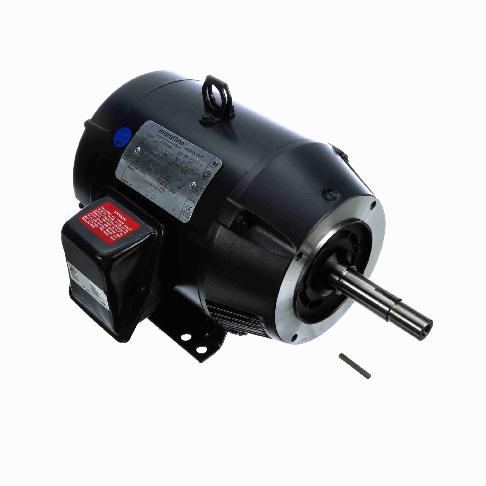 Close-Coupled Pump Motor, 5 HP, 3 Ph, 60 Hz, 575 V, 3600 & 3600 RPM, 182JM Frame, DP