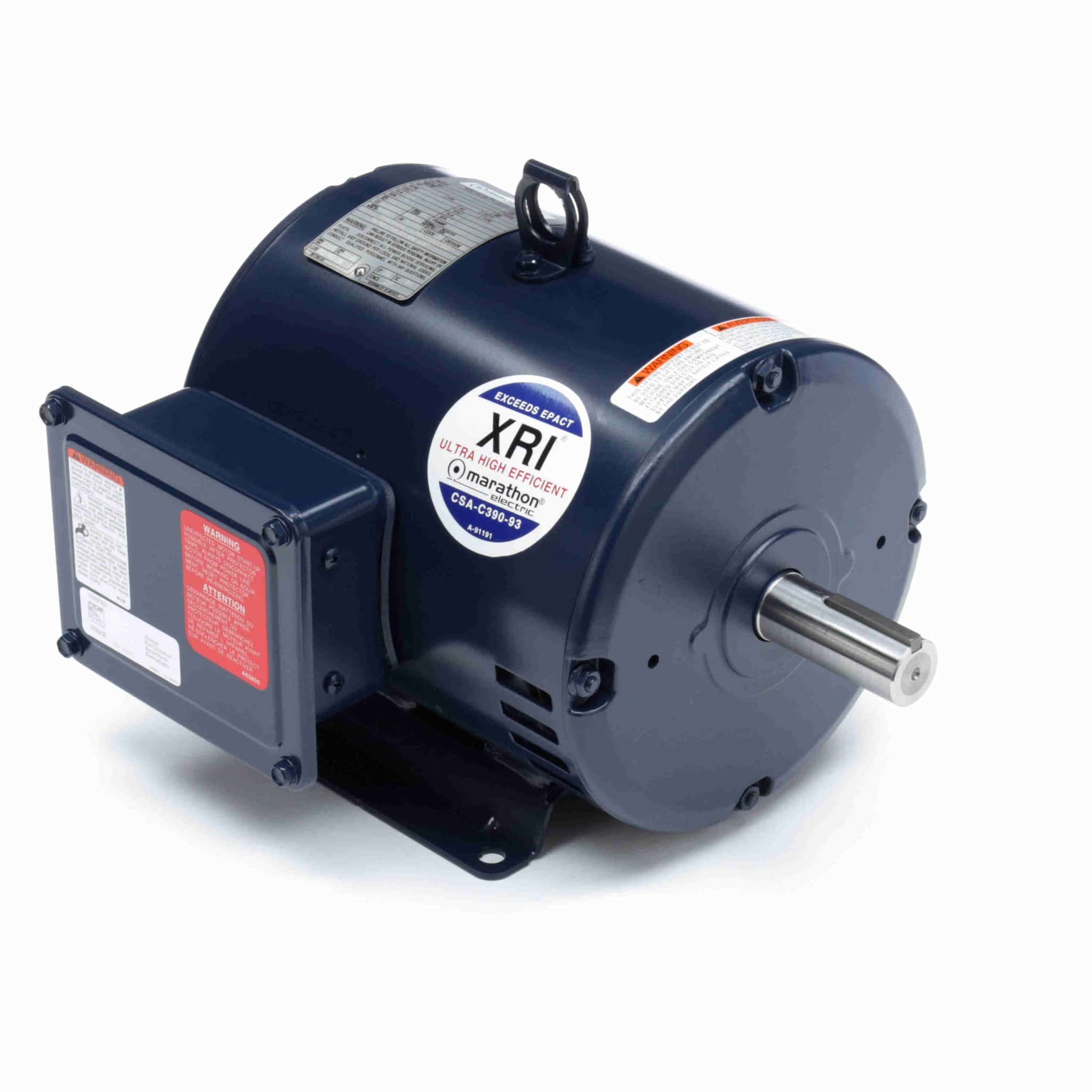 General Purpose Motor, 3 & 2 HP, 3 Ph, 60 & 50 Hz, 230/460 & 190/380 V, 1800 & 1500 RPM, 182T Frame, DP