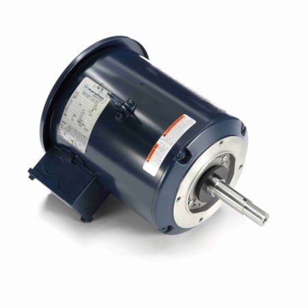 Close-Coupled Pump Motor, 3 & 2 HP, 3 Ph, 60 & 50 Hz, 230/460 & 190/380 V, 1800 & 1500 RPM, 182JMV Frame, DP