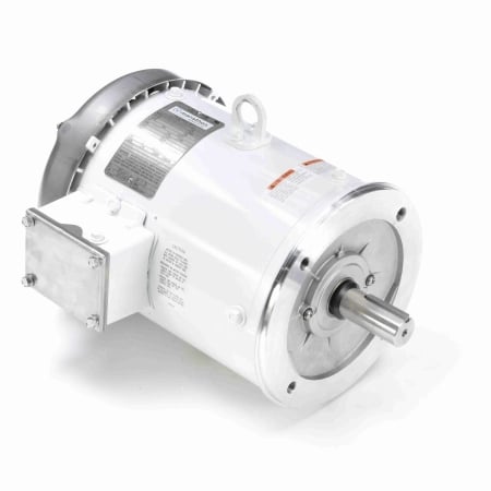 Washdown Motor, 3 & 2 HP, 3 Ph, 60 & 50 Hz, 230/460 & 190/380 V, 1800 & 1500 RPM, 182TC Frame, TEFC