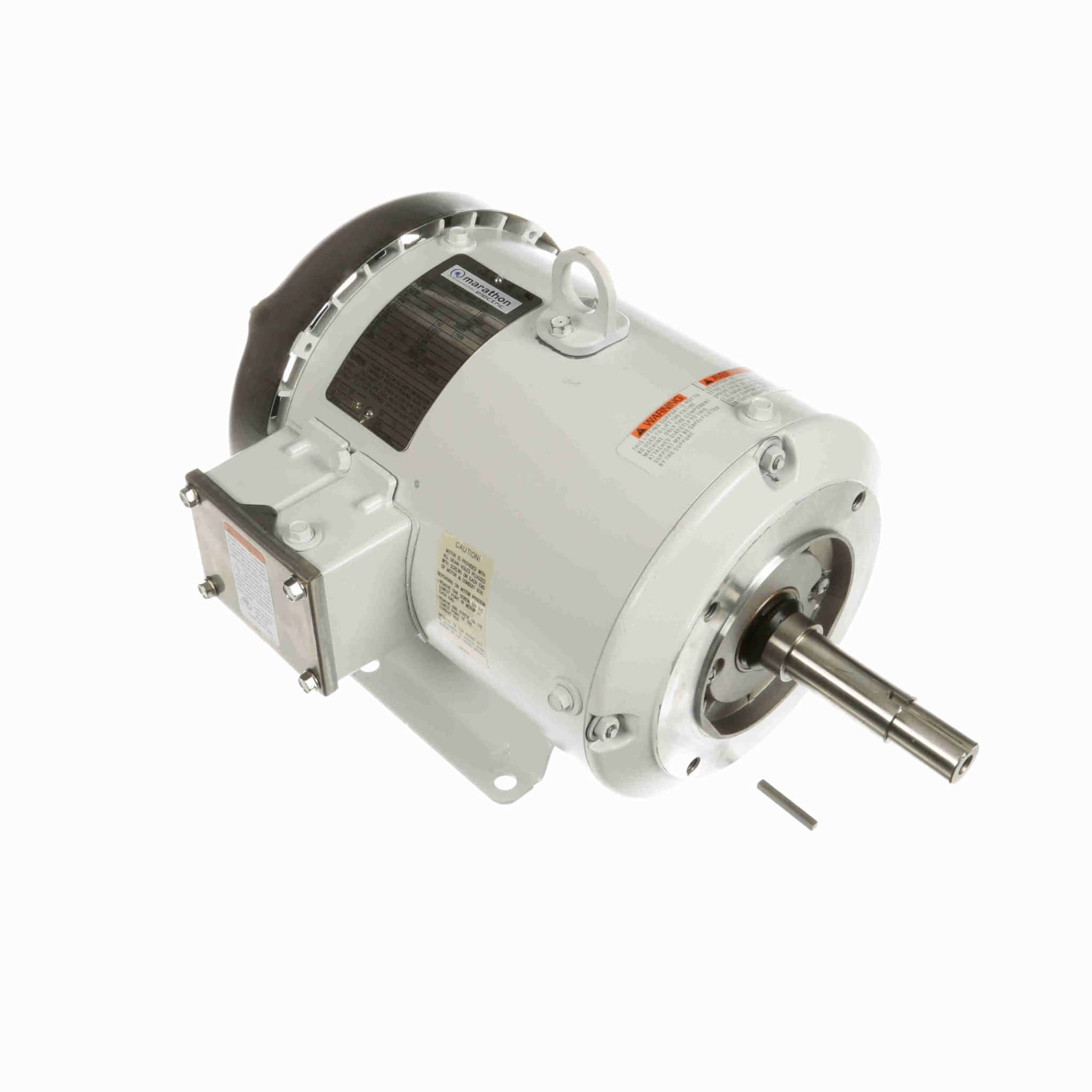 Washdown Motor, 3 & 2 HP, 3 Ph, 60 & 50 Hz, 230/460 & 190/380 V, 1800 & 1500 RPM, 182JM Frame, TEFC