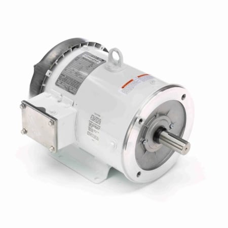 Washdown Motor, 3 HP, 3 Ph, 60 Hz, 230/460 V, 1800 & 1800 RPM, 182TC Frame, TEFC