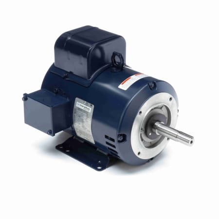 Close-Coupled Pump Motor, 5 HP, 1 Ph, 60 Hz, 230 V, 3600 & 3600 RPM, 184JM Frame, DP