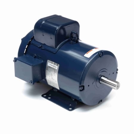 General Purpose Motor, 5 HP, 1 Ph, 60 Hz, 208-230 V, 3600 RPM, 184T Frame, TEFC