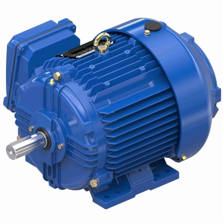 Severe Duty Motor, 5 HP, 3 Ph, 60 Hz, 460 V, 3600 & 3600 RPM, 184T Frame, TEFC